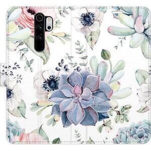 iSaprio flip puzdro Succulents pre Xiaomi Redmi Note 8 Pro