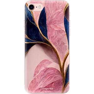 iSaprio Pink Blue Leaves pre iPhone 7/8