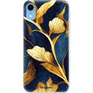 iSaprio Gold Leaves na iPhone Xr