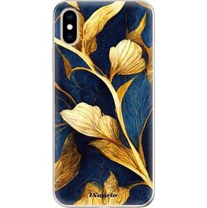 iSaprio Gold Leaves pro iPhone XS