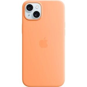 Apple iPhone 15 Plus Silikónový kryt s MagSafe sorbetovo oranžový