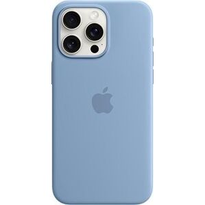 Apple iPhone 15 Pro Max Silikónový kryt s MagSafe ľadovo modrý