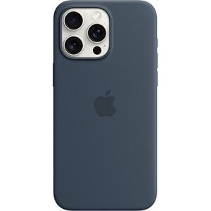 Apple iPhone 15 Pro Max Silikónový kryt s MagSafe búrkovo modrý