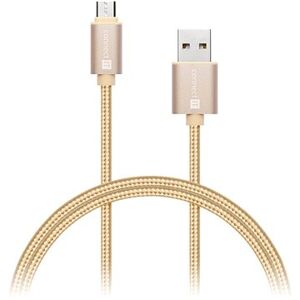 CONNECT IT Wirez Premium Metallic micro USB 1m gold