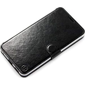 Mobiwear Flip puzdro na Motorola Moto G31 – C_BLS Black & Gray so sivým vnútrom