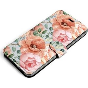 Mobiwear Flip pouzdro pro Samsung Galaxy A22 5G - MP02S Pastelové květy