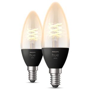 Philips Hue White 4,5 W 550 Filament sviečka E14 2 ks