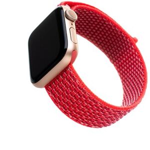 FIXED Nylon Strap pre Apple Watch 38/40/41mm tmavo ružový