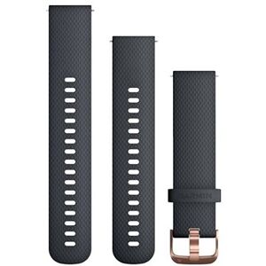 Garmin Quick Release Band (20 mm), silikónový tmavo modrý (ružovo zlatá pracka)