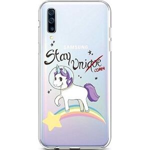 TopQ Samsung A50 silikón Stay Unicorn 41792