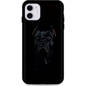 TopQ iPhone 11 silikón Dark Pitbull 48941