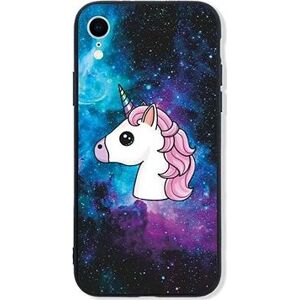 TopQ LUXURY iPhone XR pevný Space Unicorn 48741