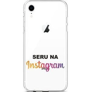 TopQ iPhone XR silikón Instagram 48520