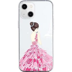 TopQ iPhone 13 mini silikón Pink Princess 64724