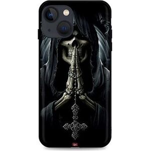 TopQ iPhone 13 mini silikón Grim Reaper 65455