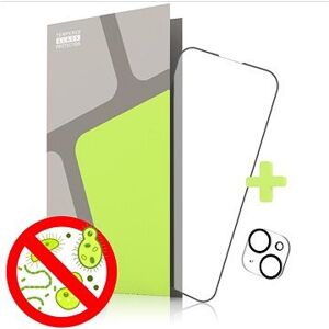 Tempered Glass Protector antibakteriálne na iPhone 14, (Case Friendly) + sklo na kameru