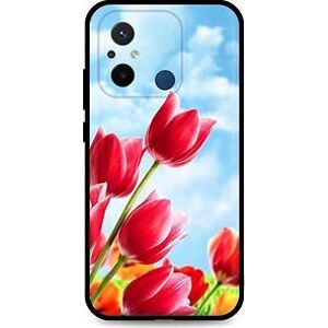 TopQ Kryt Xiaomi Redmi 12C Tulips 106799