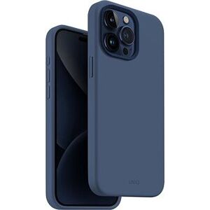 UNIQ Lino Hue MagClick ochranný kryt na iPhone 15 Pro Max, Navy (Blue)