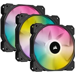 Corsair iCUE SP120 RGB ELITE Triple Pack Black + Lightning Node Core