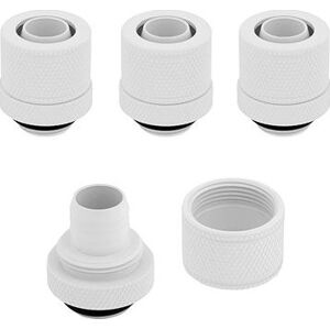 Corsair Hydro X Series XF Compression 10/13mm (3/8” / 1/2”) ID/OD Fitting Four Pack White