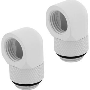 Corsair Hydro X Series 90° Rotary Adapter Twin Pack White