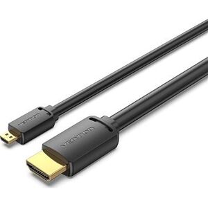 Vention HDMI-D Male to HDMI-A Male 4K HD Cable 1.5 m Black