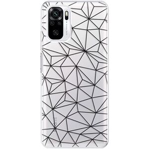 iSaprio Abstract Triangles 03 – black pre Xiaomi Redmi Note 10/Note 10S