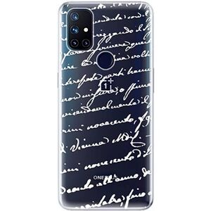 iSaprio Handwriting 01 – white pre OnePlus Nord N10 5G