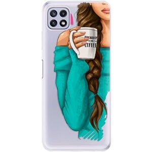 iSaprio My Coffe and Brunette Girl pre Samsung Galaxy A22 5G