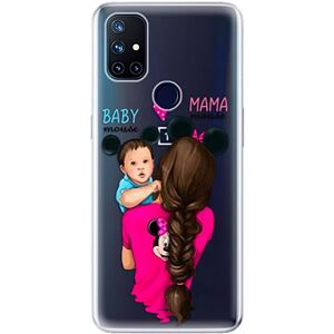 iSaprio Mama Mouse Brunette and Boy pre OnePlus Nord N10 5G