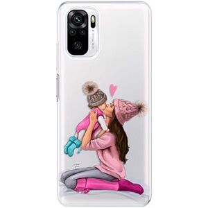 iSaprio Kissing Mom – Brunette and Girl na Xiaomi Redmi Note 10/Note 10S