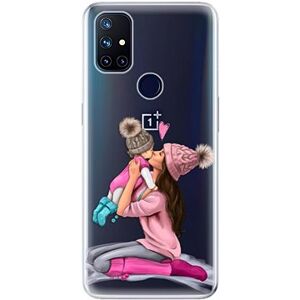 iSaprio Kissing Mom – Brunette and Girl pre OnePlus Nord N10 5G