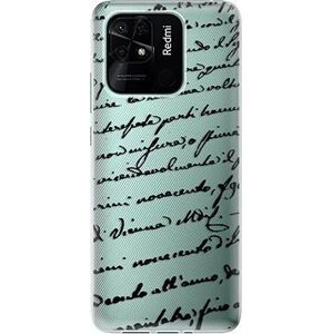 iSaprio Handwriting 01 black pre Xiaomi Redmi 10C