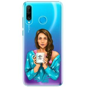 iSaprio Coffe Now – Brunette pre Huawei P30 Lite