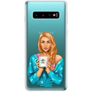 iSaprio Coffe Now – Redhead pre Samsung Galaxy S10